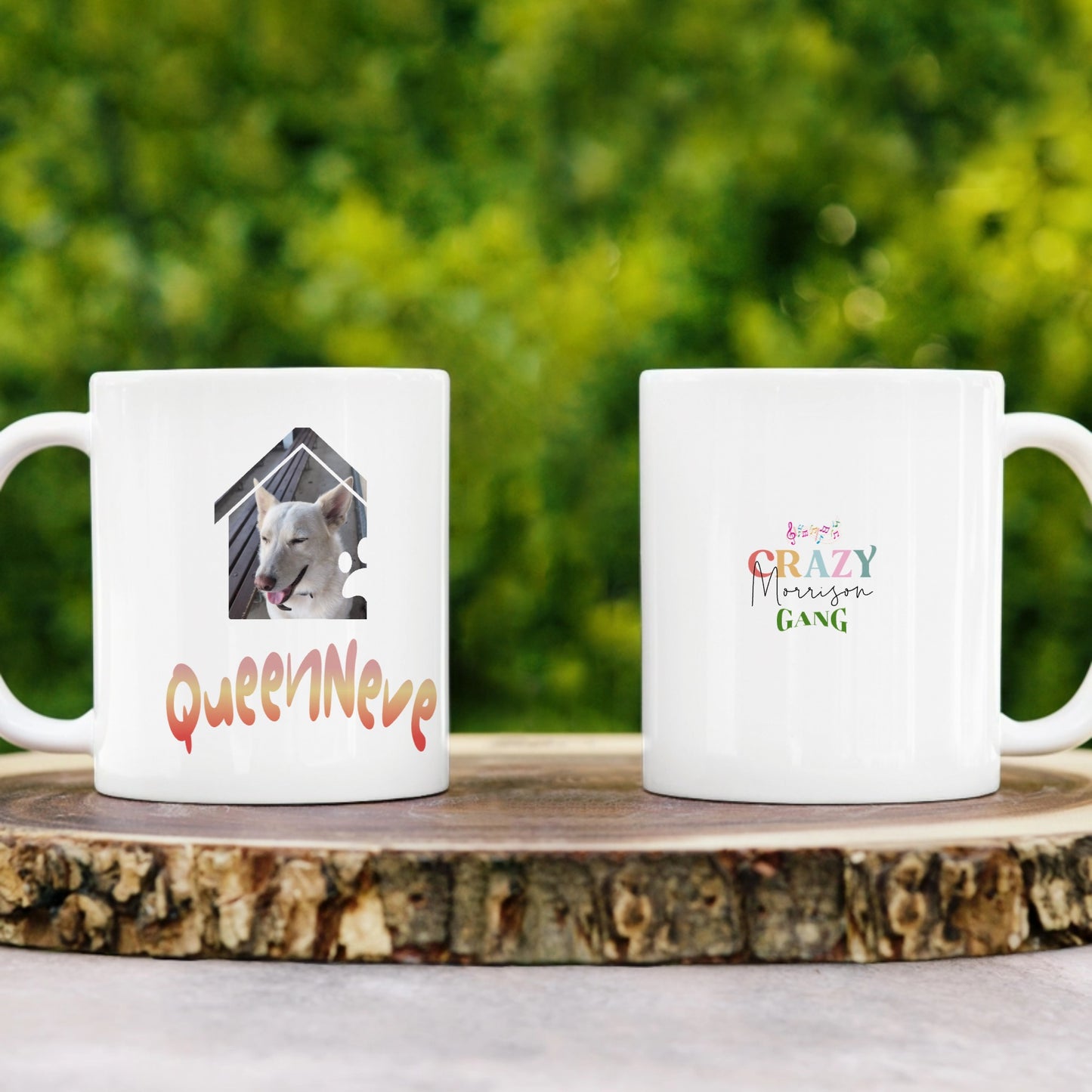 Mug - Framed Pet Picture - Gift for Cat and Dog Lovers - Personalise with Pet Image