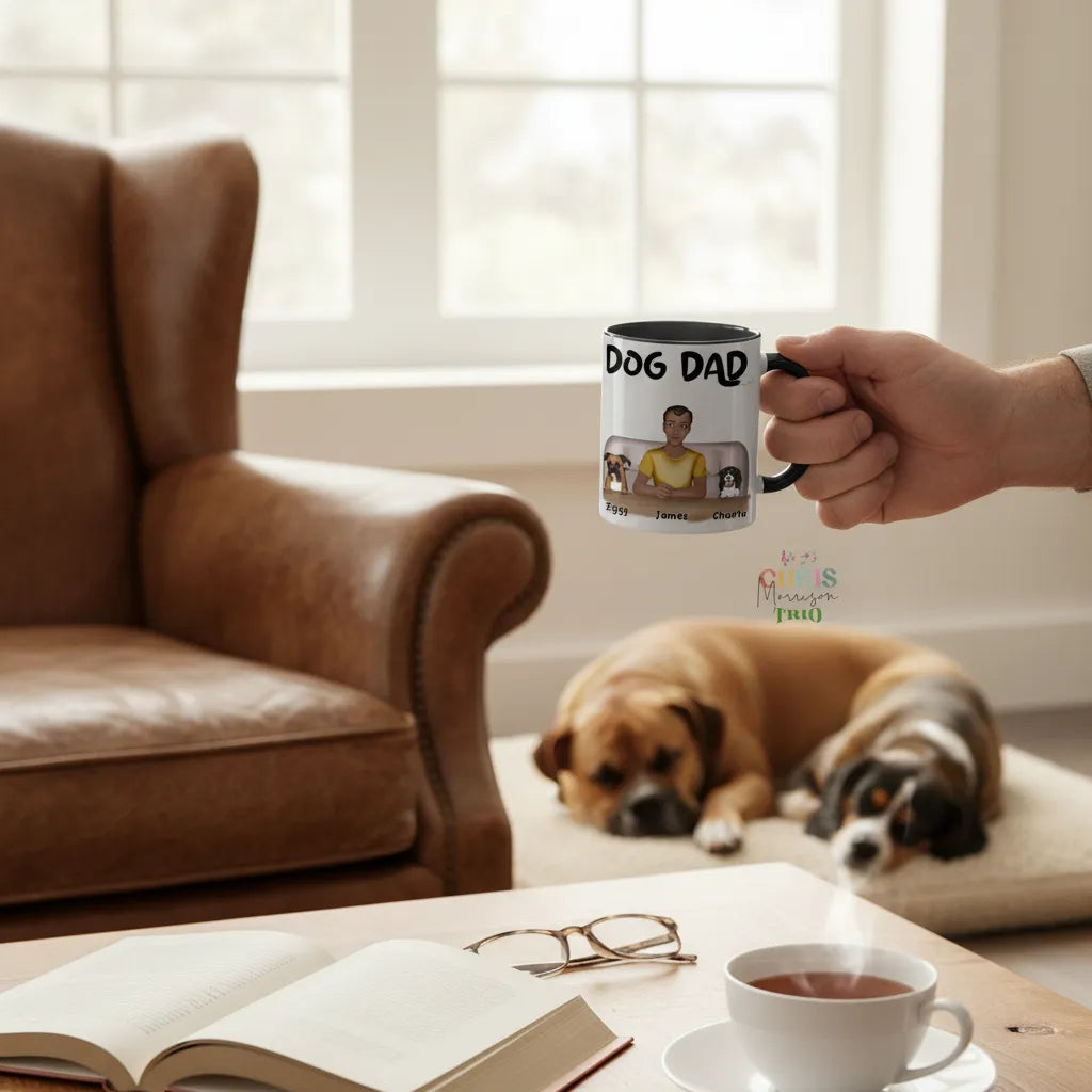 Mug for Dad - Pub Life, Gift for Dog dads - Personalised Mug