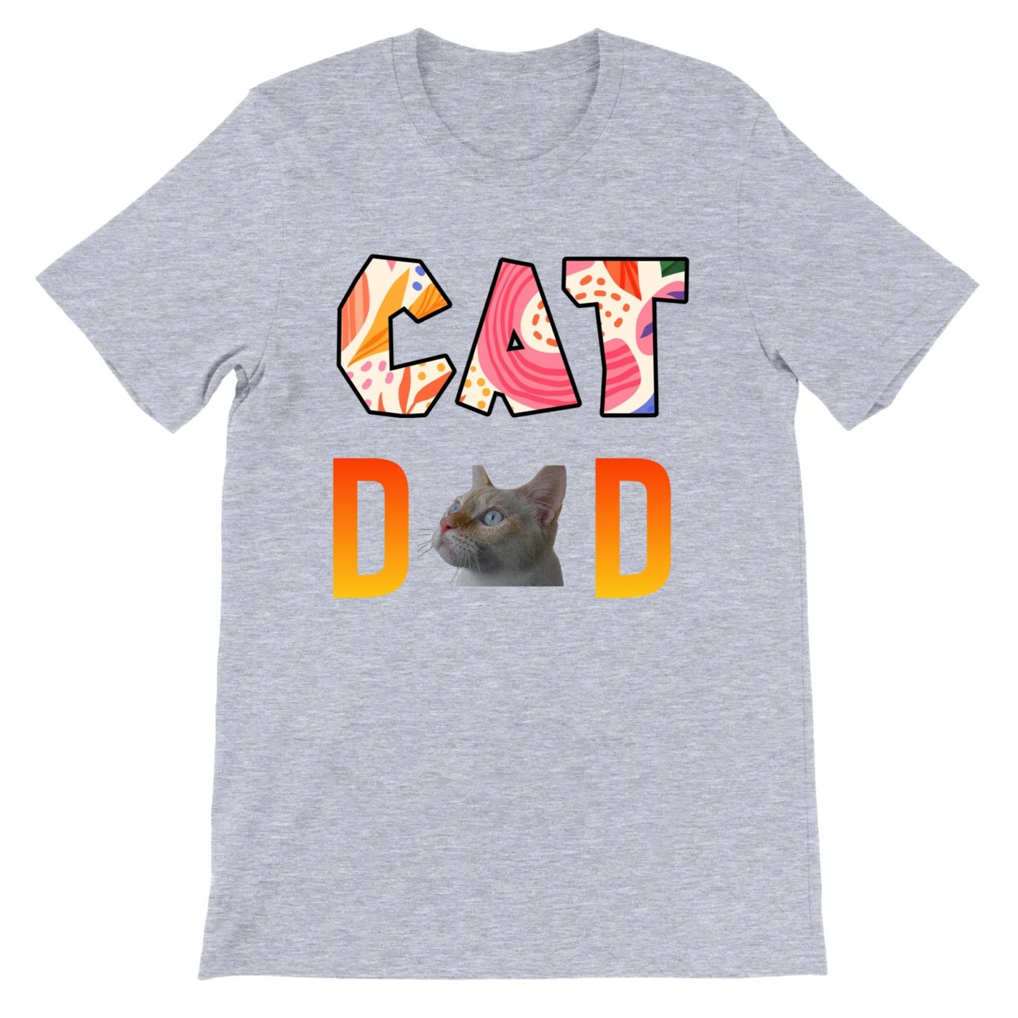 Custom Pet Shirt - Upload one pet image - Gift For Dog and Cat Lovers, Personalised Unisex T-Shirt