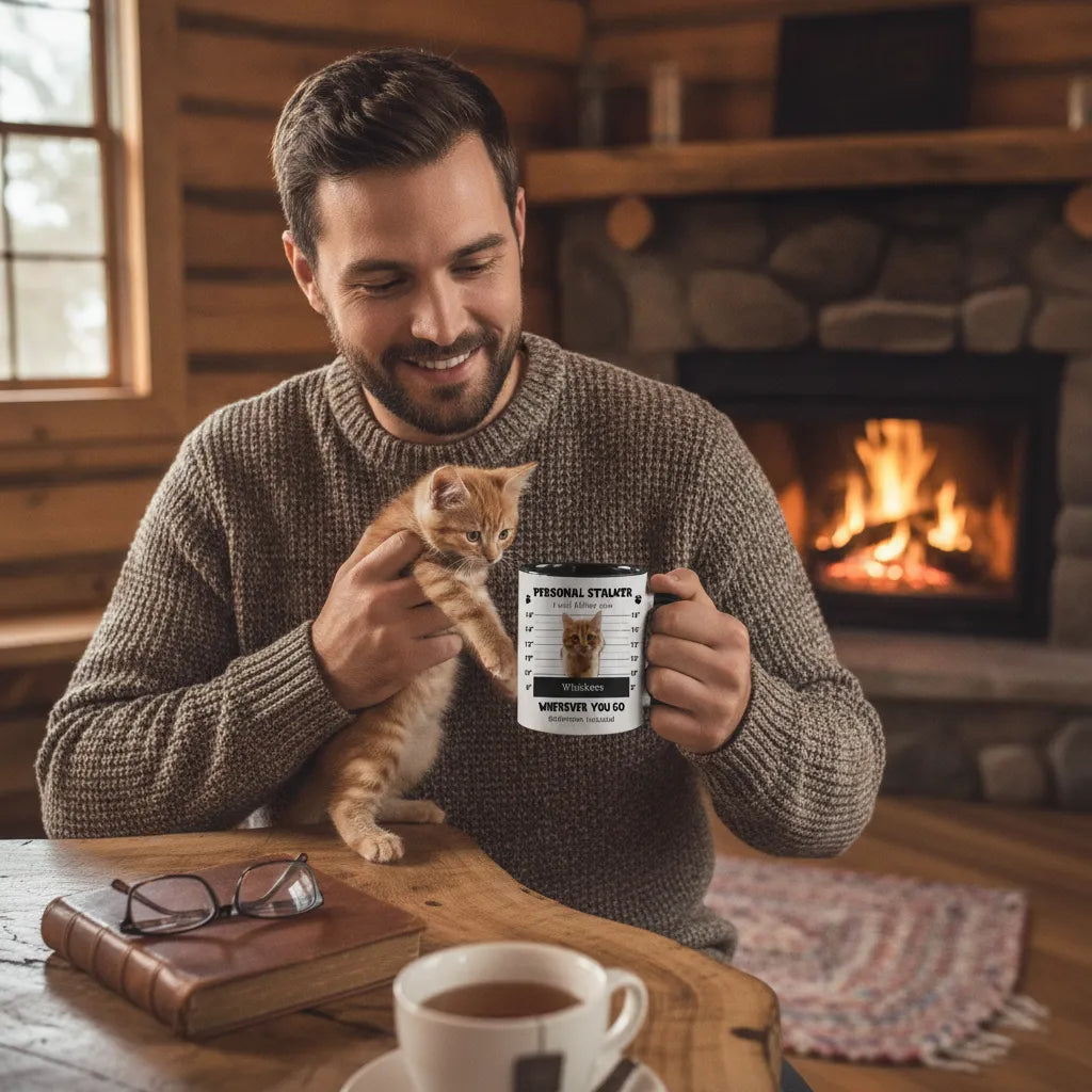 Mug - Personal Stalker Pet - Gift for Dog & Cat Dads and Mums