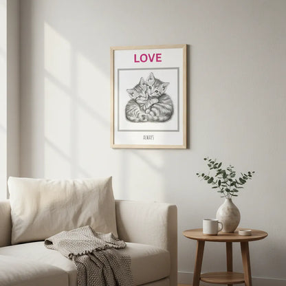 EatPrayLove - Love Always - Wooden Framed Poster