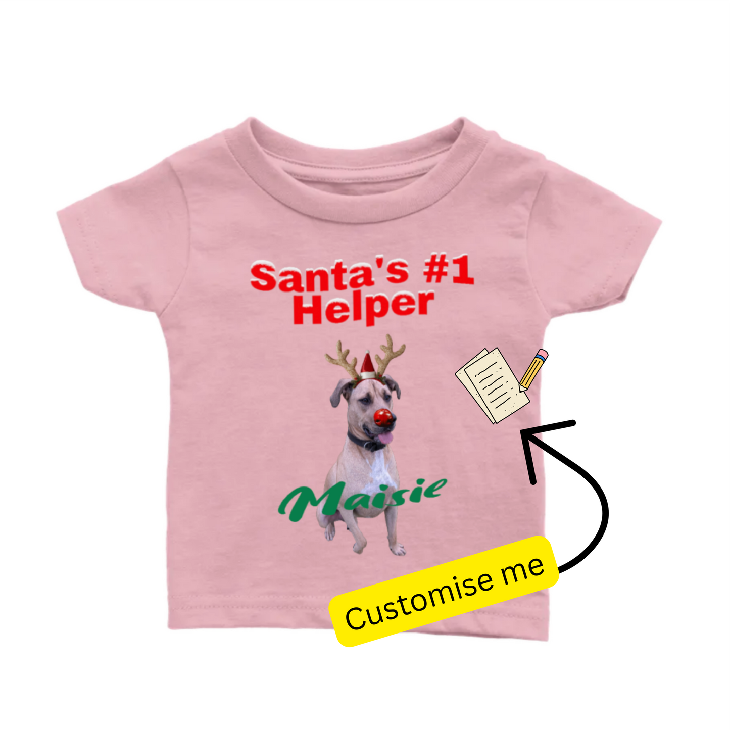 Toddler T-Shirt - Santa's #1 Helper
