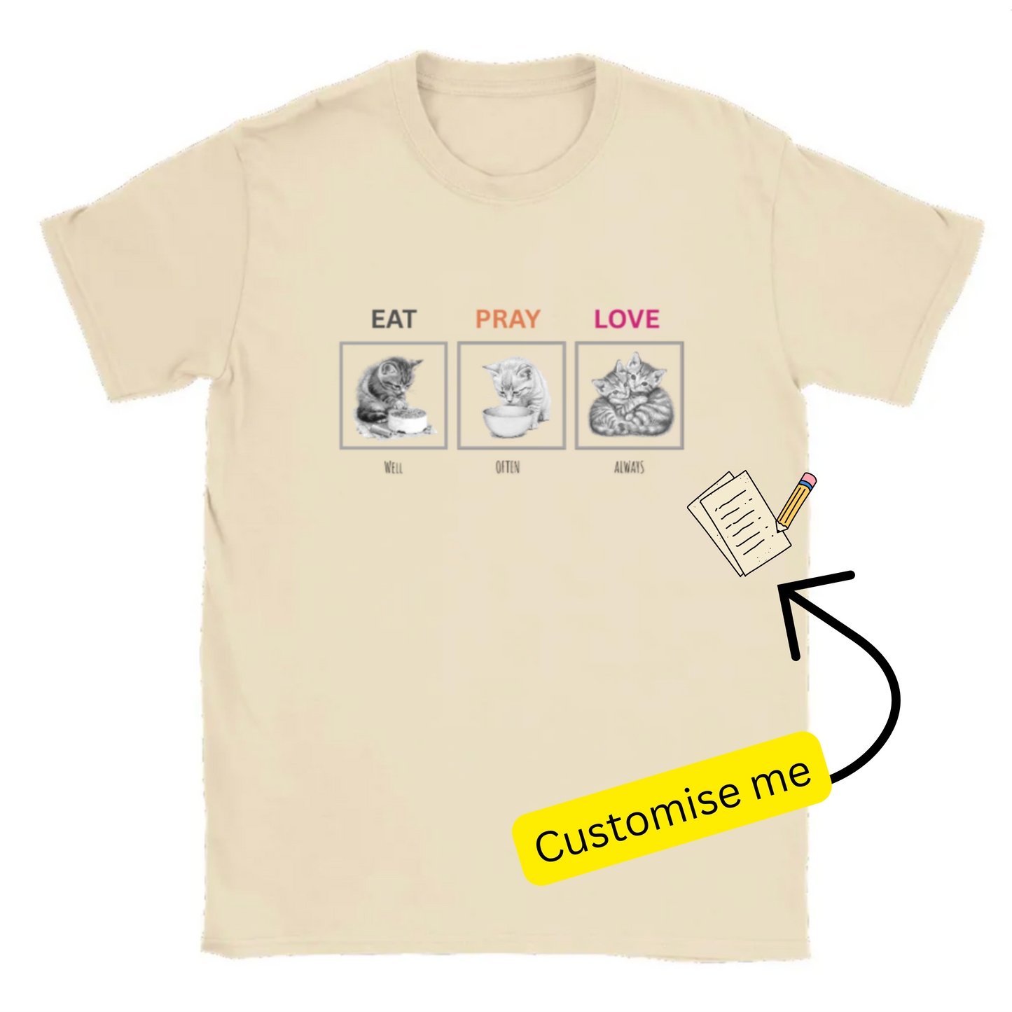 T-shirt/Sleeveless - Eat Pray Love