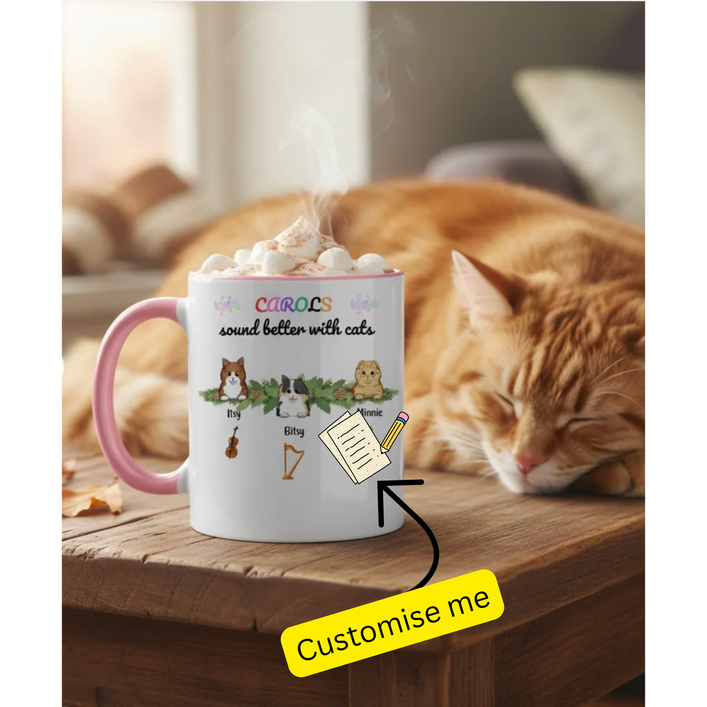 Xmas Mug - Cat lovers