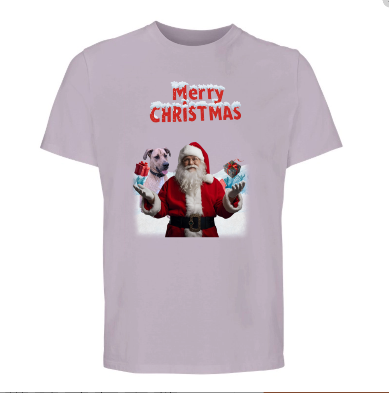 Xmas Tshirt - Santa, Elf & pets