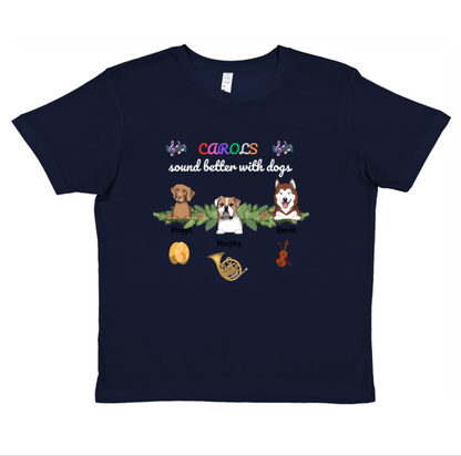 Kids T-Shirt – Pets & Music Instruments