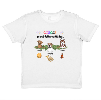 Kids T-Shirt – Pets & Music Instruments