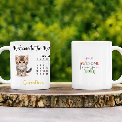 Ceramic Mug - Celebrate New Family Pet - Personalised with Cat and Dog photos