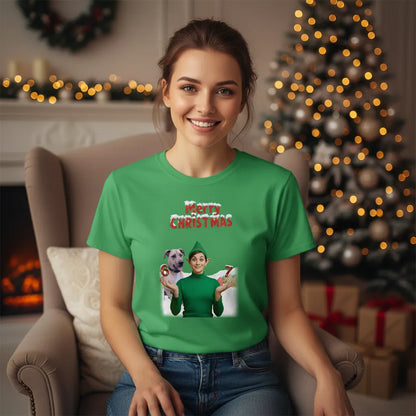 Xmas Tshirt - Santa, Elf & pets