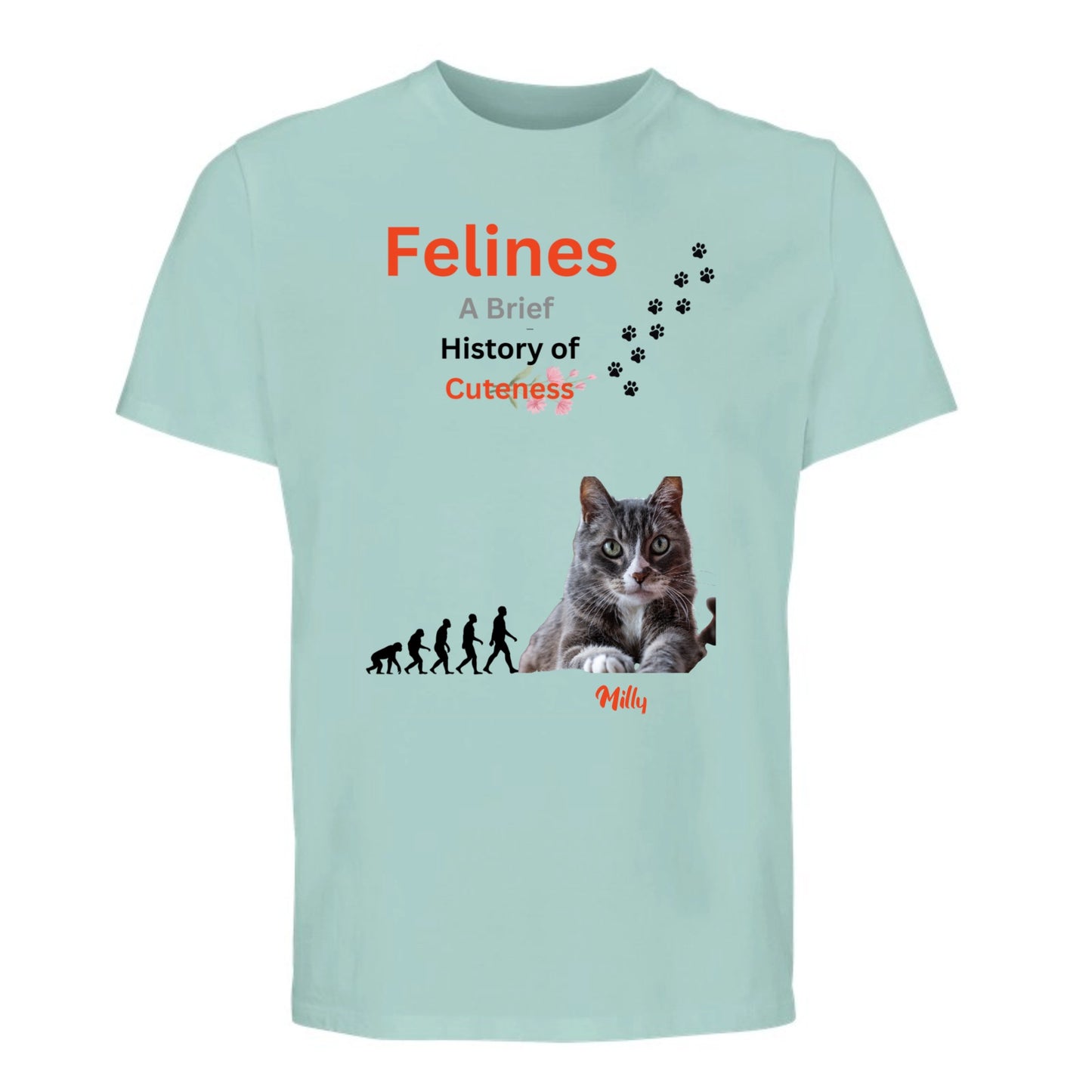 TShirt - History of Canines / Felines - Personalisable Gift for Dog and Cat Lovers