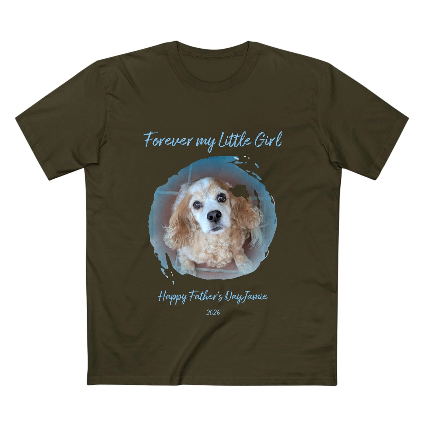 Father's Day T-shirt - Upload one photo