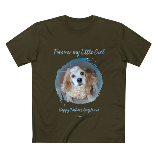 Father's Day T-shirt - Upload one photo